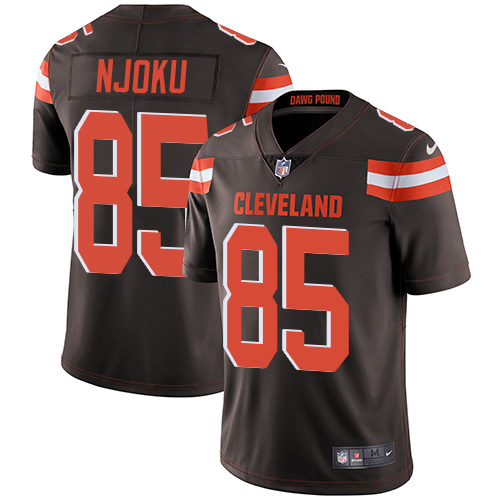 2019 men Cleveland Browns #85 Njoku brown Nike Vapor Untouchable Limited NFL Jersey->cleveland browns->NFL Jersey